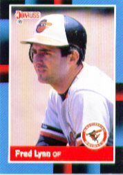 1988 Donruss Baseball Cards    248     Fred Lynn